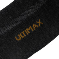 Alpaca Air Ultralightweight Crew Sock - Black swatch - made in The USA Wigwam Socks