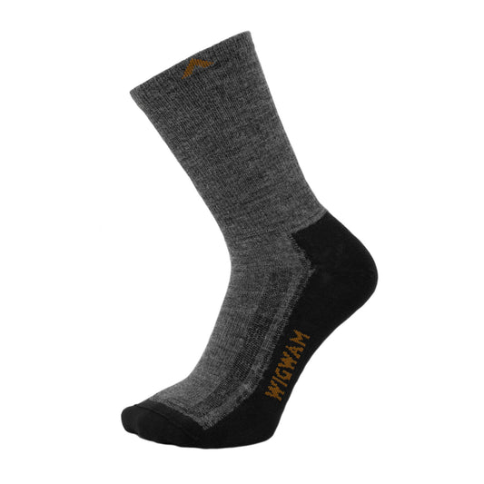 Alpaca Air Ultralightweight Crew Sock - Charcoal side