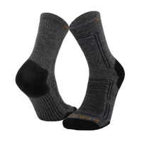 Alpaca Ultra Mid Crew Lightweight Sock - Charcoal swatch - by Wigwam Socks