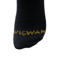 Alpaca Boot Midweight Sock - Black swatch - made in The USA Wigwam Socks