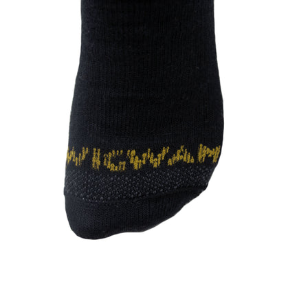 Alpaca Boot Midweight Sock - Black toe - made in The USA Wigwam Socks
