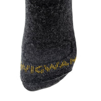 Alpaca Boot Midweight Sock - Charcoal swatch - made in The USA Wigwam Socks