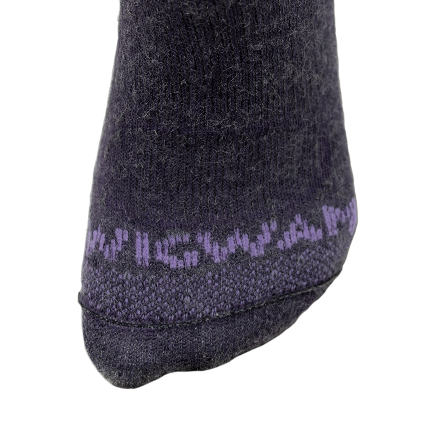 Purple velvet toe