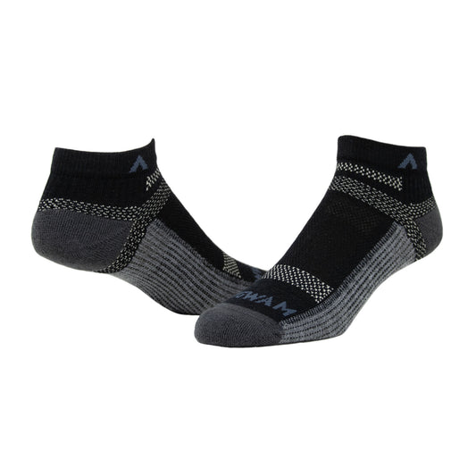 Merino Ultra Cool-Lite Low Ultra-lightweight Sock - Black II full product