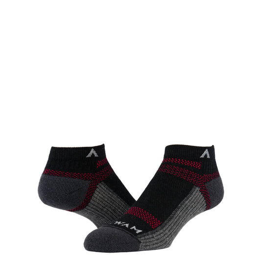 Merino Ultra Cool-Lite Low Sock - Black full product perspective