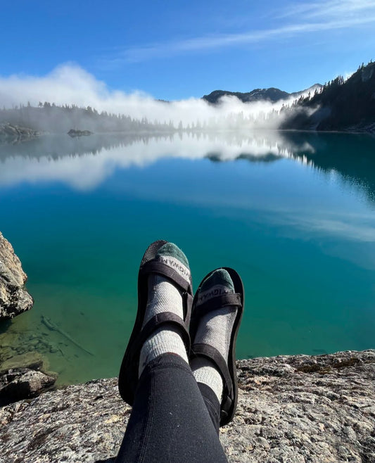Merino Ultra Cool-Lite Ultra-lightweight Quarter Sock - Lifestyle Image