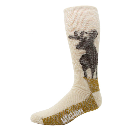 Oh Deer Heavyweight Boot Sock - Single side perspective