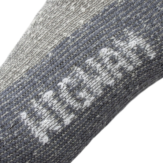 Coniferous Heavyweight Boot Sock - Natural knit in logo