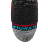 Snow Pulse Ultralight OTC Sock - Black swatch - made in The USA Wigwam Socks