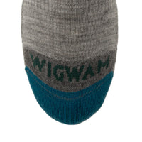 Croaker Lightweight Mid-Crew Sock - Grey swatch - made in The USA Wigwam Socks