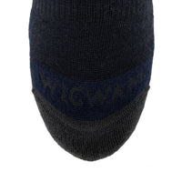 Croaker Lightweight Mid-Crew Sock - Navy II swatch - made in The USA Wigwam Socks
