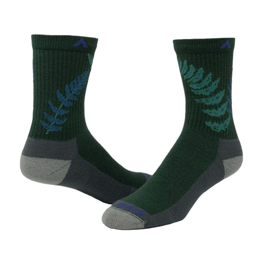 Fern Mid-Crew Lightweight Sock - Kashmir full product