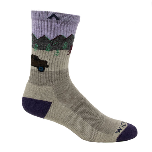 Campside Mid-Crew Lightweight Sock - Khaki left side