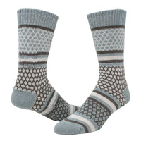 Waffle Lightweight Crew Sock - Natural swatch - by Wigwam Socks