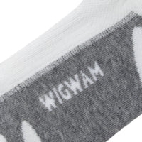 Thunder Mid-Crew Lightweight Sock - White swatch - made in The USA Wigwam Socks