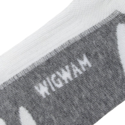 Thunder Mid-Crew Lightweight Sock - White logo - made in The USA Wigwam Socks