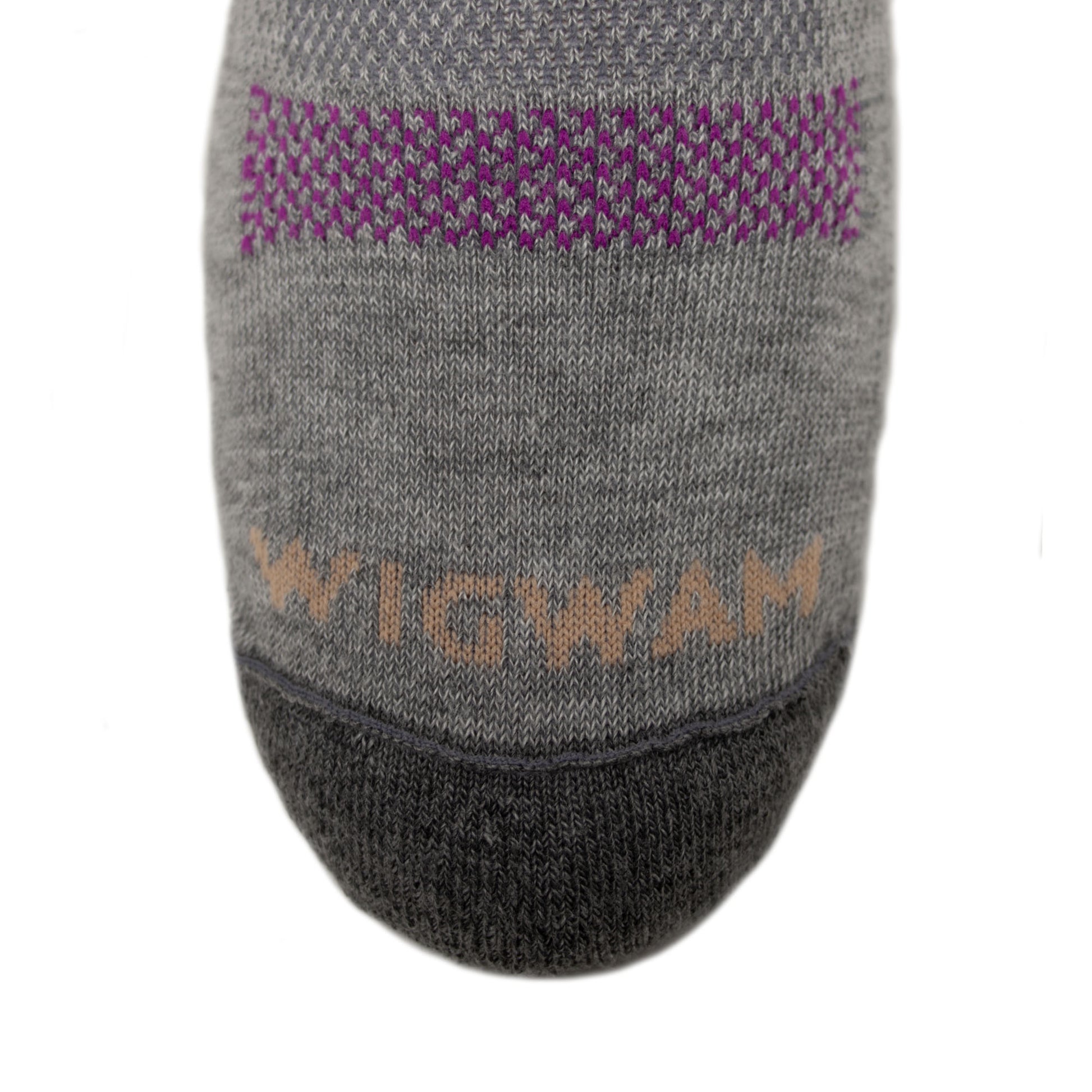 Ultra Cool-Lite Low Lightweight Sock - Pewter toe - made in The USA Wigwam Socks