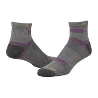 Ultra Cool-Lite Quarter Running Sock - Pewter swatch - by Wigwam Socks