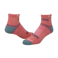 Ultra Cool-Lite Quarter Running Sock - Sugar Coral swatch - by Wigwam Socks