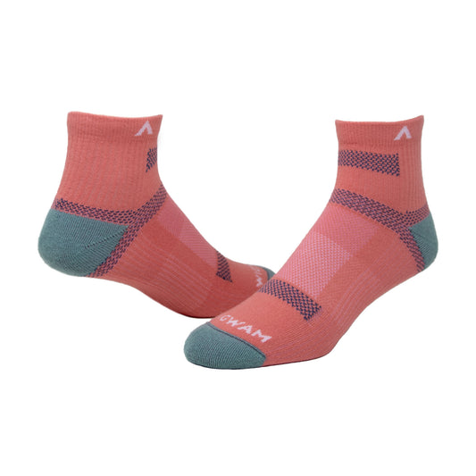 Ultra Cool-Lite Quarter Running Sock - Sugar coral full