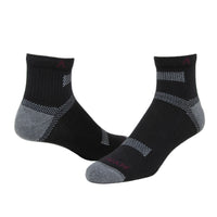 Ultra Cool-Lite Quarter Running Sock - Black III swatch - by Wigwam Socks