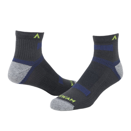 Ultra Cool-Lite Quarter Running Sock - Charcoal full