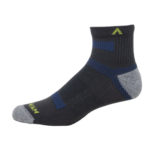 Ultra Cool-Lite Quarter Running Sock - charcoal side