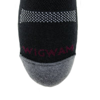 Ultra Cool-Lite Mid Crew Sock - Black III swatch - made in The USA Wigwam Socks