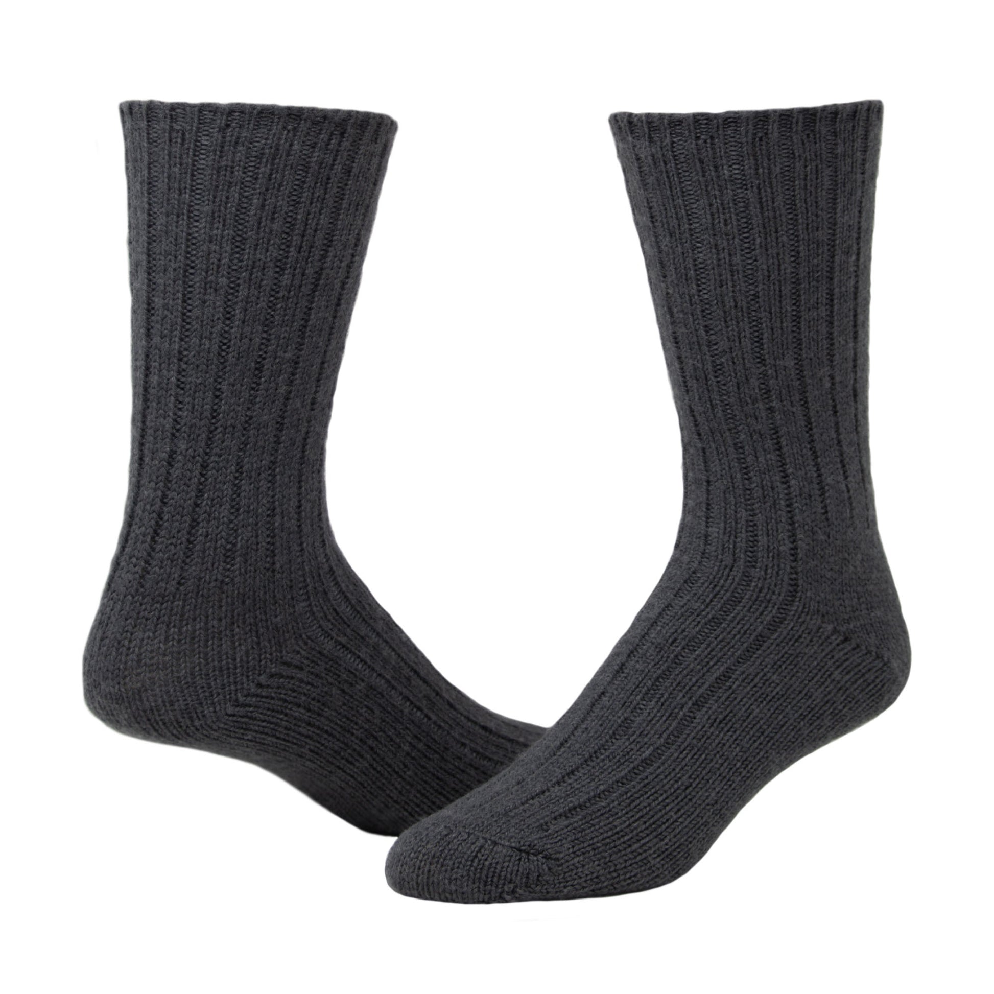 The Icon Lightweight Crew Sock - Grey full product perspective - made in The USA Wigwam Socks