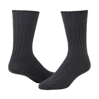 The Icon Lightweight Crew Sock - Grey full product perspective - made in The USA Wigwam Socks
