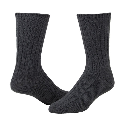 The Icon Lightweight Crew Sock - Grey full product perspective