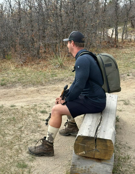 Oh Deer Heavyweight OTC Sock - Lifestyle Image