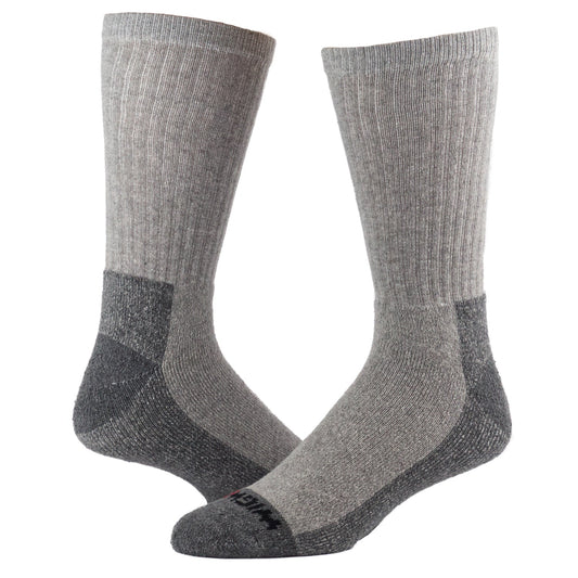 At Work Crew 3-Pack Cotton Socks - Grey full product perspective