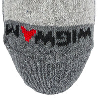 At Work Crew 3-Pack Cotton Socks - Grey swatch - made in The USA Wigwam Socks