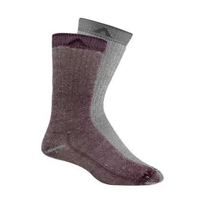 Merino Comfort Hiker 2-Pack - Assortment #4 full profile - made in The USA Wigwam Socks