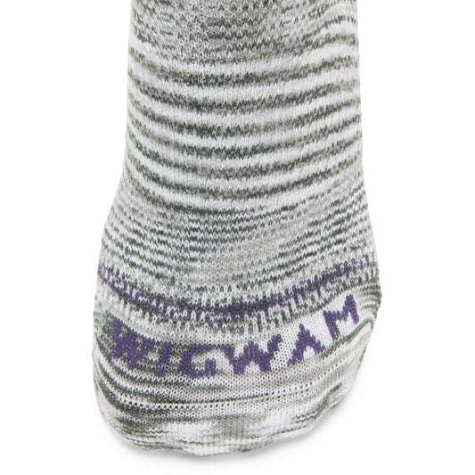 Bravura Mid-Crew Lightweight Sock - Granite to perspective