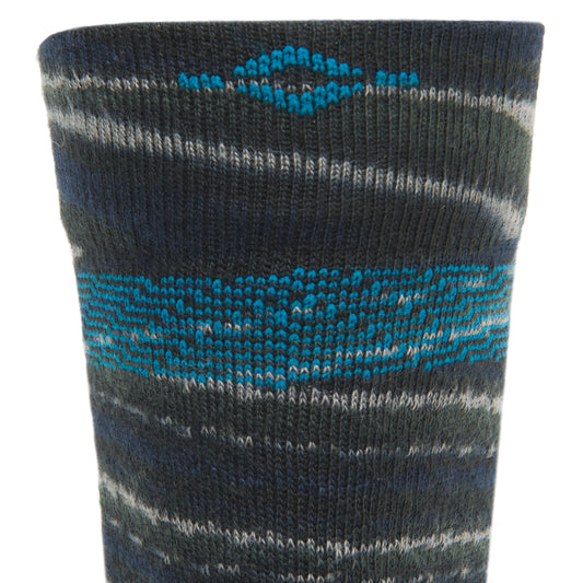 Bravura Mid-Crew Lightweight Sock - Onyx leg