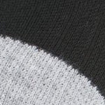 Surpass Lightweight Low Sock - Black/Grey swatch - made in The USA Wigwam Socks