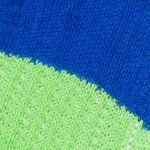 Surpass Ultra Lightweight Low Sock - Blue/Green swatch - made in The USA Wigwam Socks