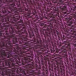 Cable Curl Lightweight Crew Sock - Deep Plum swatch - made in The USA Wigwam Socks
