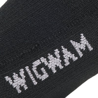 Merino Airlite Ultralight Crew Sock - Black swatch - made in The USA Wigwam Socks