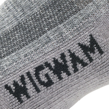 Merino Airlite Ultralight Crew Sock - Grey ll - made in The USA Wigwam Socks