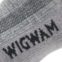 Merino Airlite Ultralight Crew Sock - Grey II swatch - made in The USA Wigwam Socks