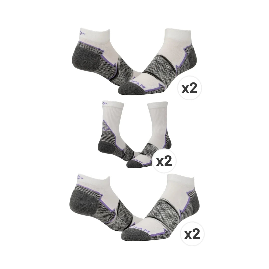 Phantom Lightweight Sock 6-Pack Size Medium - Phantom Lightweight Sock 6-Pack Size Medium - made in The USA Wigwam Socks