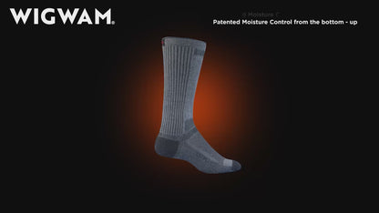 Alpaca Air Ultralightweight Crew Sock - Video - made in The USA Wigwam Socks