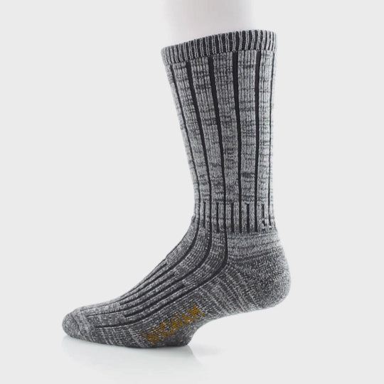 Merino/Silk Hiker Heavyweight Crew Sock - Merino/Silk Hiker Heavyweight Crew Sock - made in The USA Wigwam Socks