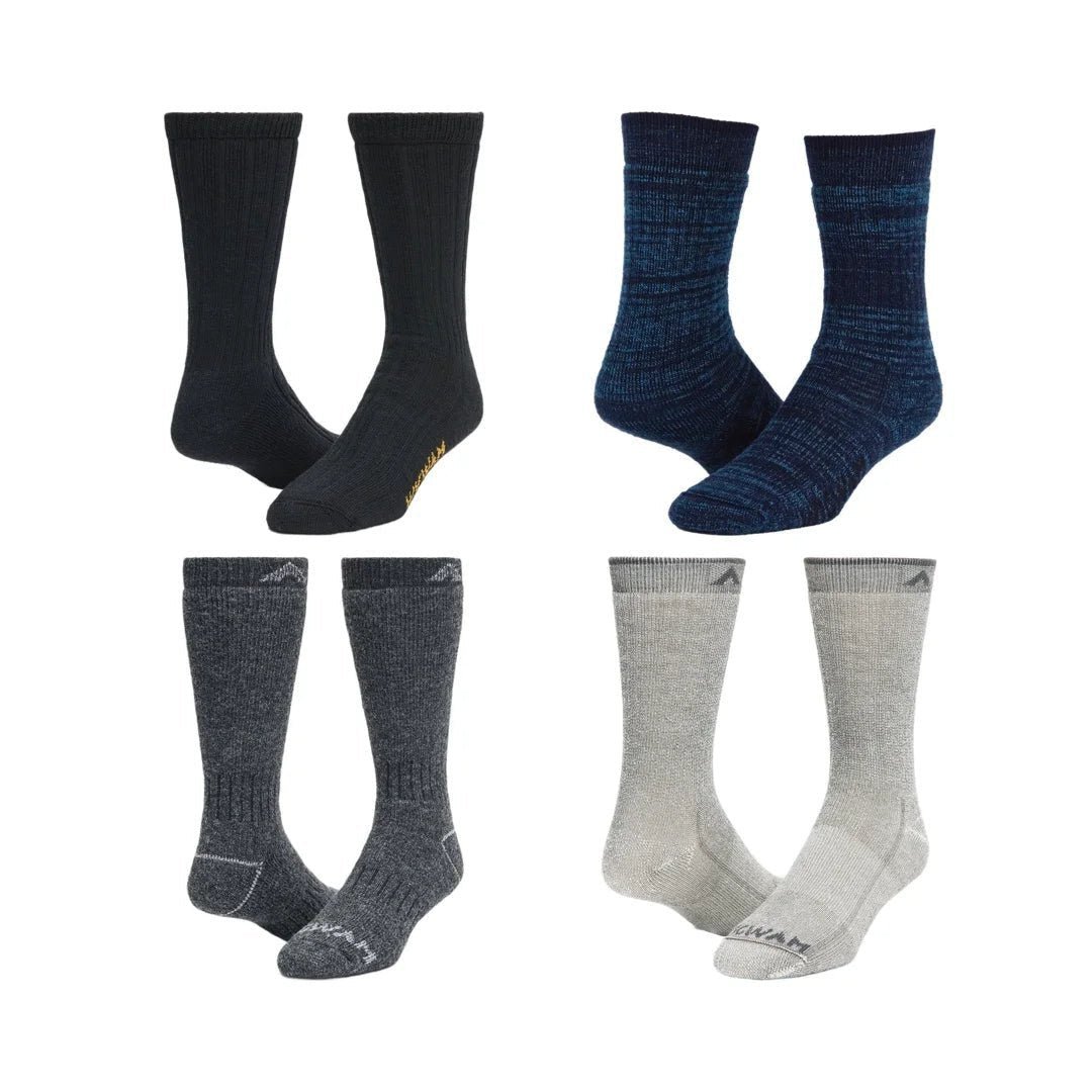 Ultimate Outdoor Sock Bundle - 4 Pairs - Size LG (Men's 9-12) - Save 10%