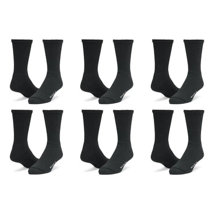 King Cotton 6-Pack Bundle Black Large - King Cotton 6-Pack Bundle Black Large - made in The USA Wigwam Socks