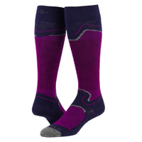 Snow Junkie Lightweight Compression Over-The-Calf Sock - Hot Magenta swatch - by Wigwam Socks