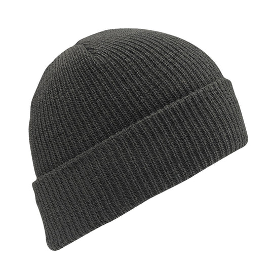 1015 Worsted Wool Hat - Med Grey Heather full product perspective